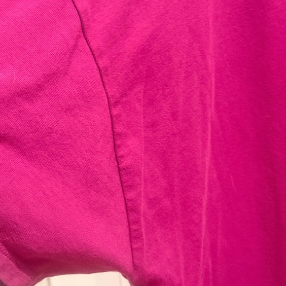 CALIA by Carrie Underwood Magenta Tie-Front Short Sleeve Top I Size XL - Picture 5 of 7